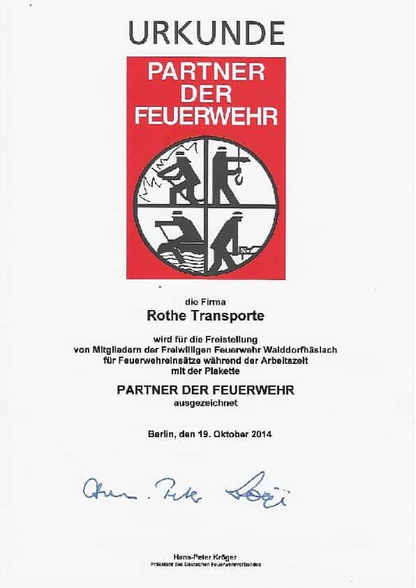 Parnter Feuerwehr